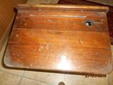 Antique Child's school desk with ink well