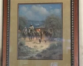 Ranger Outpost By G Harvey print signed  