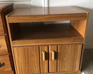 Microwave stand on wheels