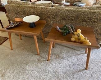 Mid Century Modern End Tables 