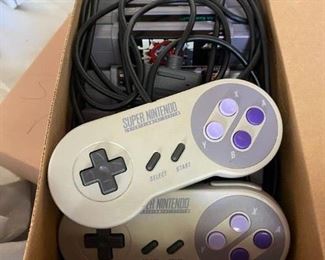 Super Nintendo System with Games