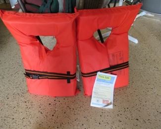 2 life jackets Price $25.00