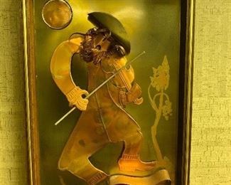 Copper fiddler wall art (9”W x 13”H) - $30 or best offer