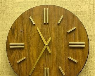 Vintage Seth Thomas wall clock (14”W) - $25 or best offer
