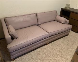 Vintage leather sofa (73”W x 34”D x 26”H) - $400 or best offer