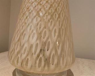 Mid Century Murano lamp (9”W x 16”H) - $850 or best offer