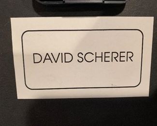 David Scherer clock (8”W x 12”H) - $90 or best offer