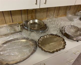 Misc silver plate - contact for pricing