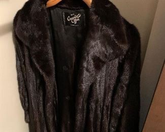 Ladies mink coat, size medium - $500 or best offer