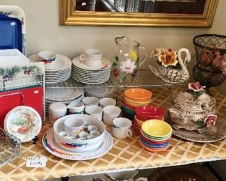 Quality selection of fine China and Modern Contemporary dishes.