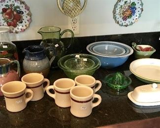 Vintage Restaurant mugs