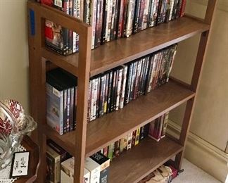 Large Group of DVD's. Shelf is not for sale.