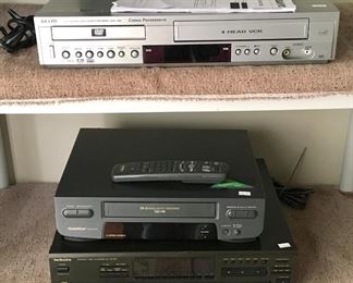 VCR, DVD/CD & Stereo Electronics.