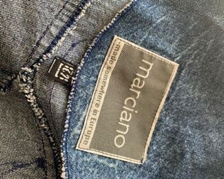 Lot B266 - Embellished Marciano Soft Denim Jacket, $38