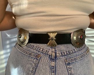 Lot B325, Sterling Belt, $135