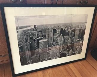 Vadym NYC Skyline Photo - 31" x 21.5" Framed / 29" x 19.5" Sight - $41 (orig. $55)