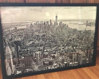 Vadym NYC Skyline Photo - 36.5" x 27.5" Framed $35