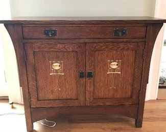 Stickley Hutch - Harvey Ellis Collection - 38"W x 13"D x 30"H - Some Surface Abrasions $650