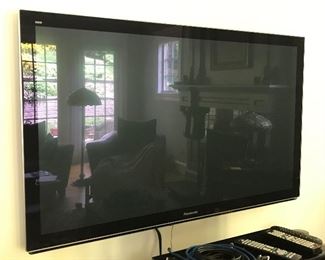 55" Panasonic Plasma TV - 2012 - Currently wall-mounted but stand is present. Remote, manual included.  $243  (orig. $325)