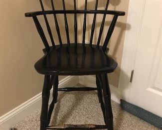 S Bent & Bros Black Windsor Youth Chair - 22" Seat Height $33 (orig. $45)