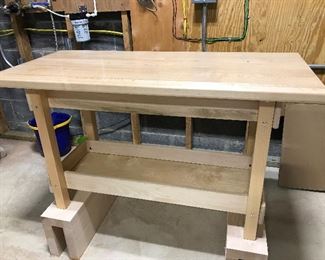 Kids Work Bench - New, Pine - 44"W x 20"D x 24"H $112 (orig. $150)