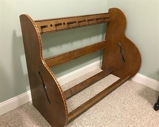 Instrument Stand with Inlaid Edge Detail - Accommodates Approx. 8 Instrument in Cases - 49.5"W x 24"D x 38"H $243 (orig. $325)