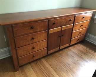 Thomasville Cherry Dresser - 74"W x 18"D x 32"H.  Some surface abrasions $187 (orig. $250)