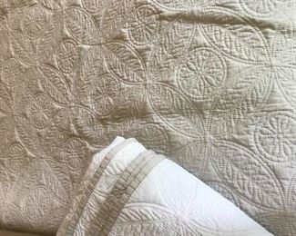 2 Matelesse Coverlets - Springmaid Twin Size $26/pair (orig. $35)