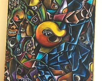 O/C Marsh (Owen Marsh) '66 - Adam & His Crazy Eyes - 30" x 40"  $450