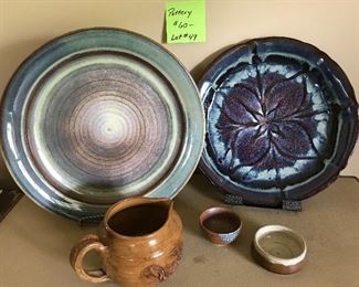 Lot 49- Pottery assortment $45 (orig. $60)