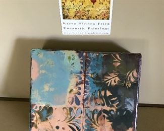 Karen Nielsen-Fried Encaustic 6” square $56 (orig. $75)