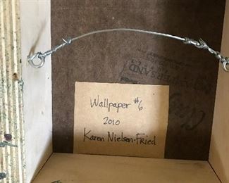 Reverse of encaustic