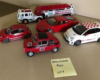 Lot 7- Hess truck and models $20