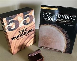 Lot 36- Wood books and box $22 (orig. $30)