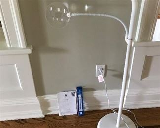 Daylight lamp with magnifier, manual and extra bulb $60