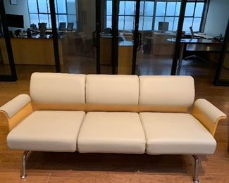 Sofa 31’H X 76” W. Seat depth 24” $562 (orig. $750)