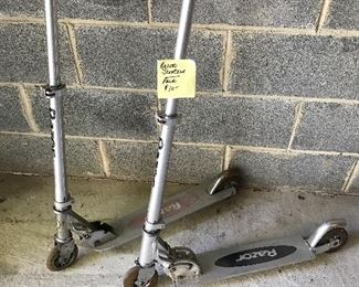 Pair of Razor scooters $10