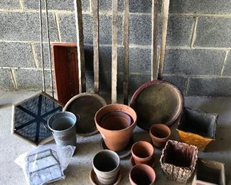 Lot of garden items $15