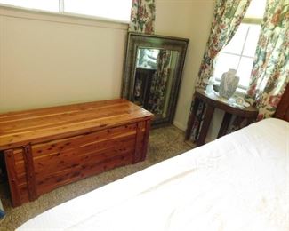 Cedar Chest with tray