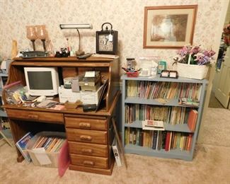 Roll Top Desk, Computer, Children's Books