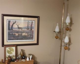 Pole Lamp, Signed Print 