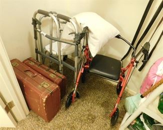 Vintage Luggage, Walkers, Rolling Walker, 