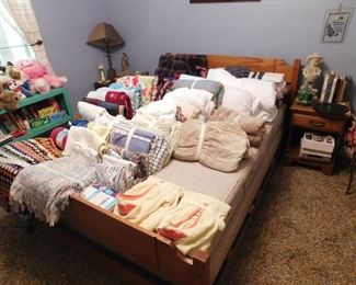 Matching Full Bed, Linens