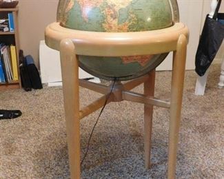 Great World Globe on Stand - Lights