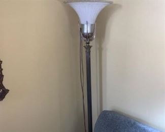 Vintage heavy floor lamp, needs rewiring