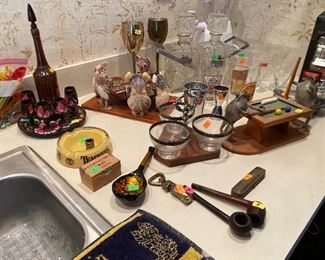 Lots of bar ware and English items