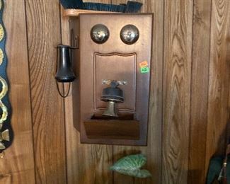 Old phone cabinet