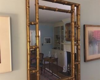 Wooden Bamboo Mirror