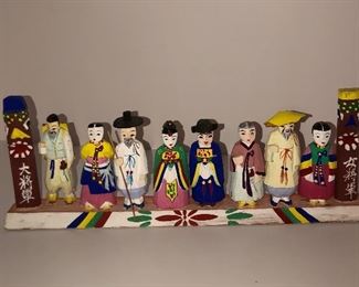 Lot #30 wood carved Asian doll board, $18