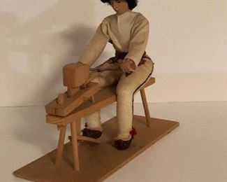 Lot #32 polish tradesman doll, $22